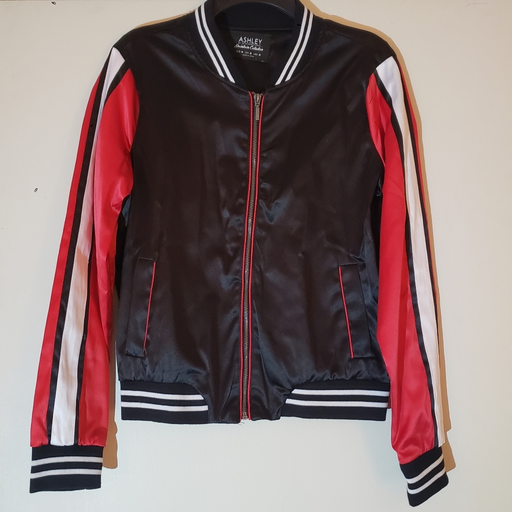 Satin Varsity Jacket